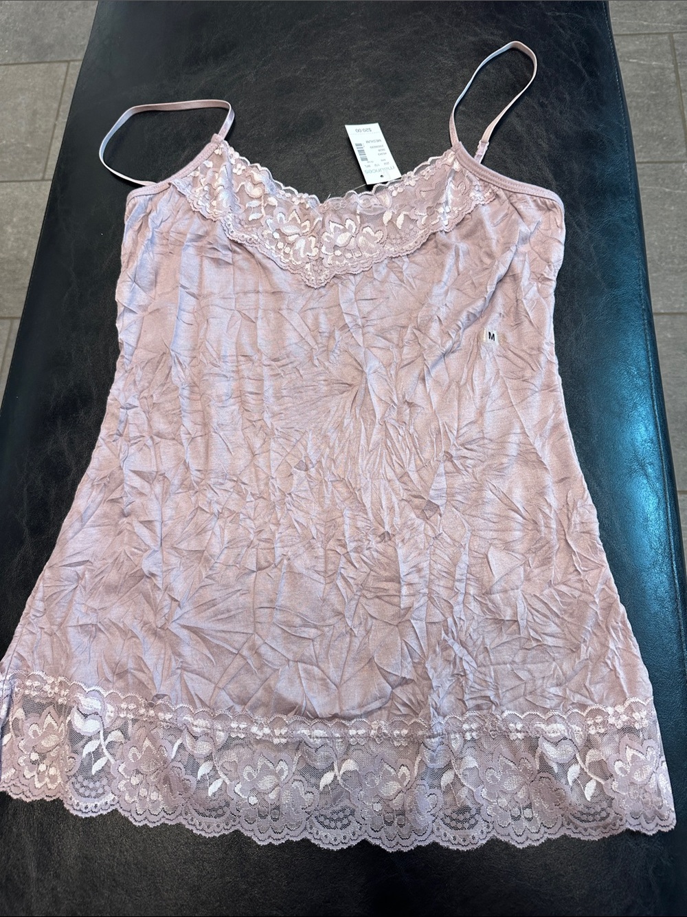 Maurices Blush Pink Lace-Trim Slip Cami